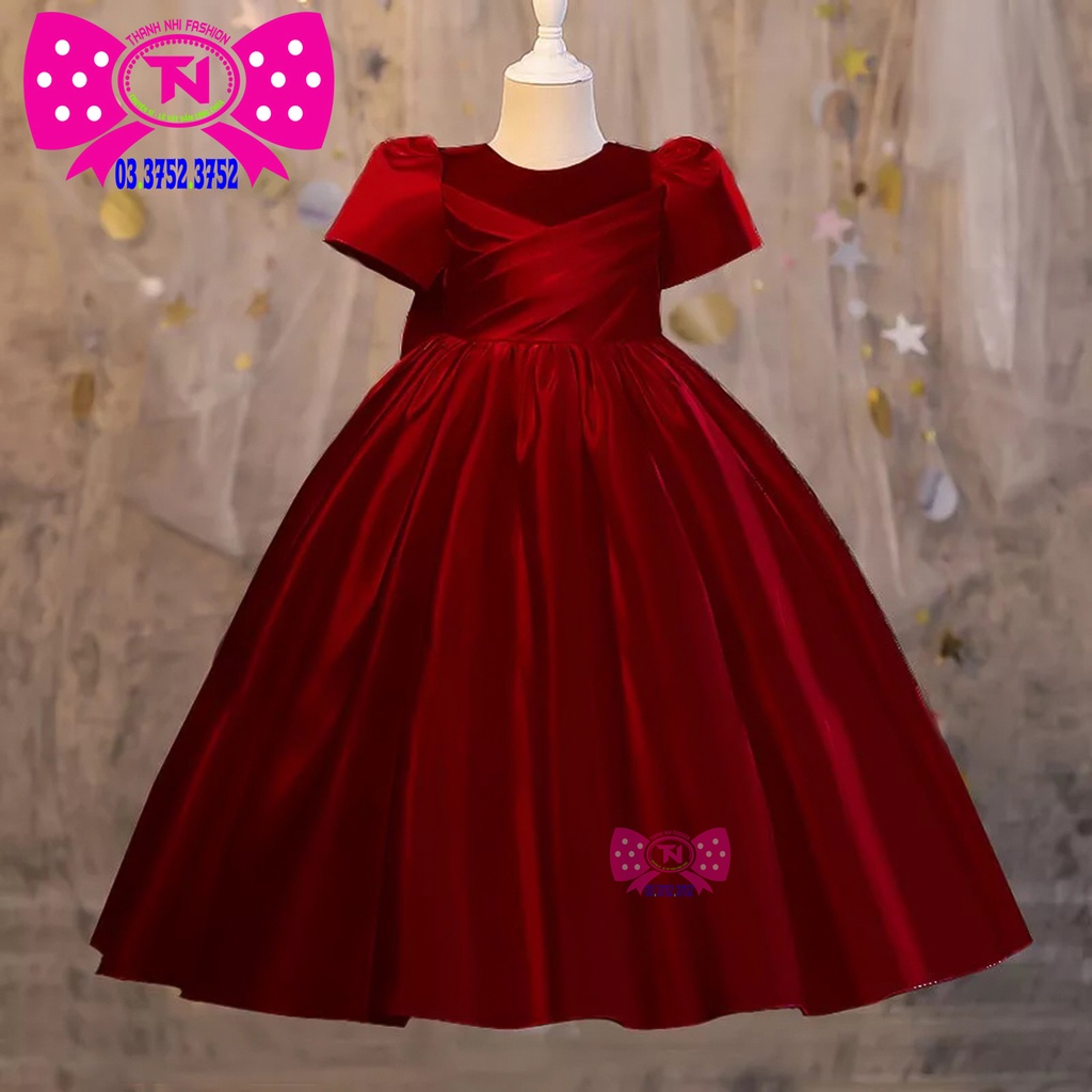 Váy bé gái Taffa Lụa Phong Cách Châu Âu Sang Chảnh - Váy Công Chúa TN2330016