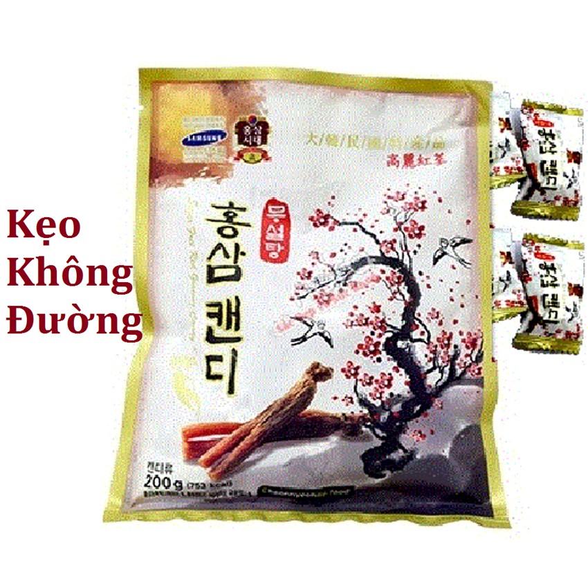 KẸO SÂM KHÔNG ĐƯỜNG CÀNH ĐÀO 200GR