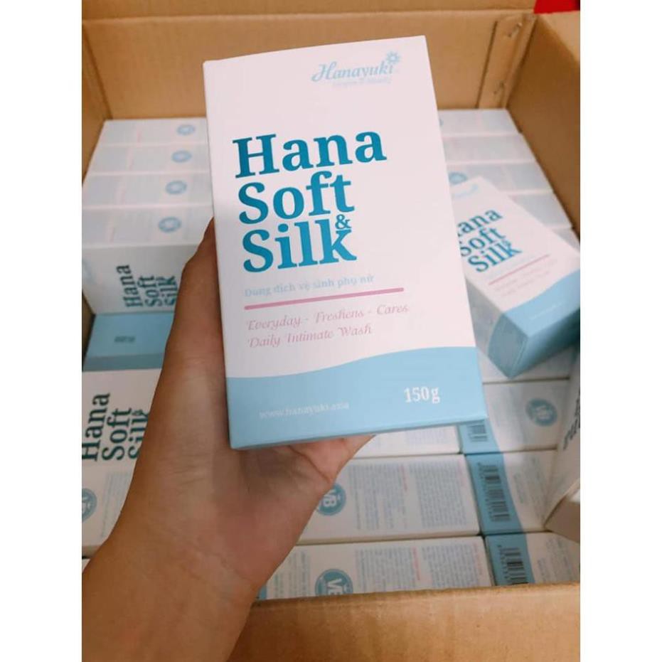 Gía sỉ- Combo 10 chai dung dịch vệ sinh phụ nữ Hana Soft Silk- Hanayuki Chính Hãng 100%