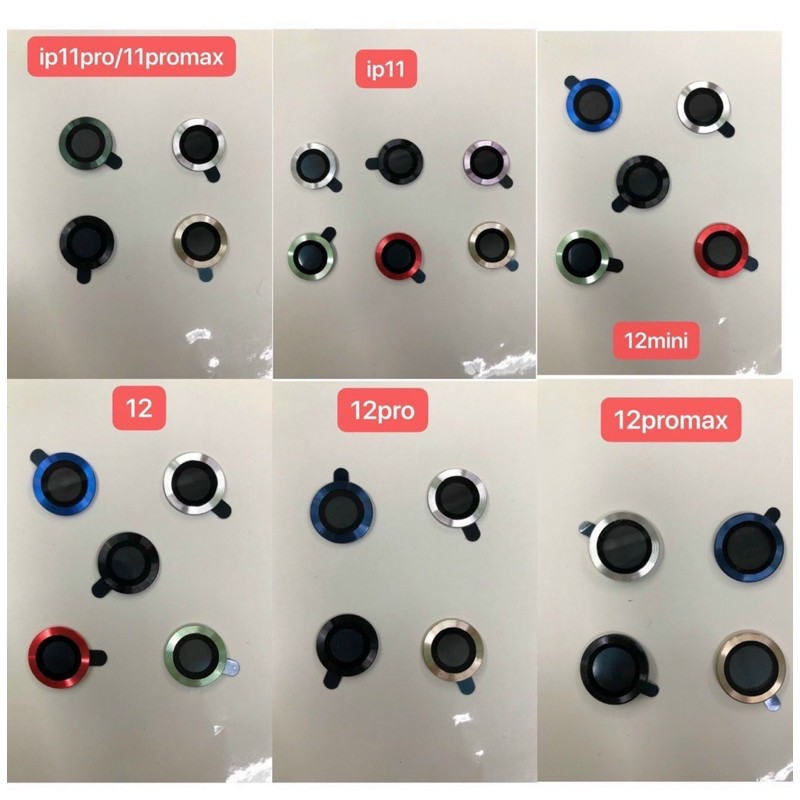 Dán bảo vệ lend Camera cho iPhone 12 Mini, 12, 12 Pro, 12 Pro Max, 11, 11 Pro, 11 Pro Max