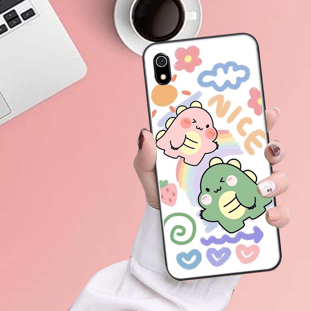 Ốp lưng Xiaomi REDMI 7A in hình khủng long , gấu nâu xinh xắn, siêu cute  mà còn vô cùng RẺ -ĐẸP