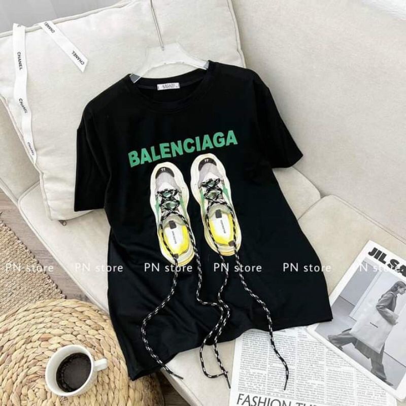 Áo loang gu.cc.i &amp; gi.ven.ci chất Cotton Form Rộng Unisex Đẹp