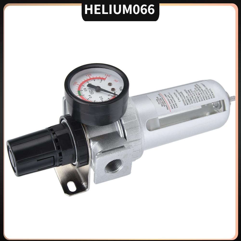 Bộ lọc điều áp Bộ điều chỉnh bộ lọc khí nén kết hợp đồng hồ đo áp suất tách nước cho máy 1.0MPa Helium066