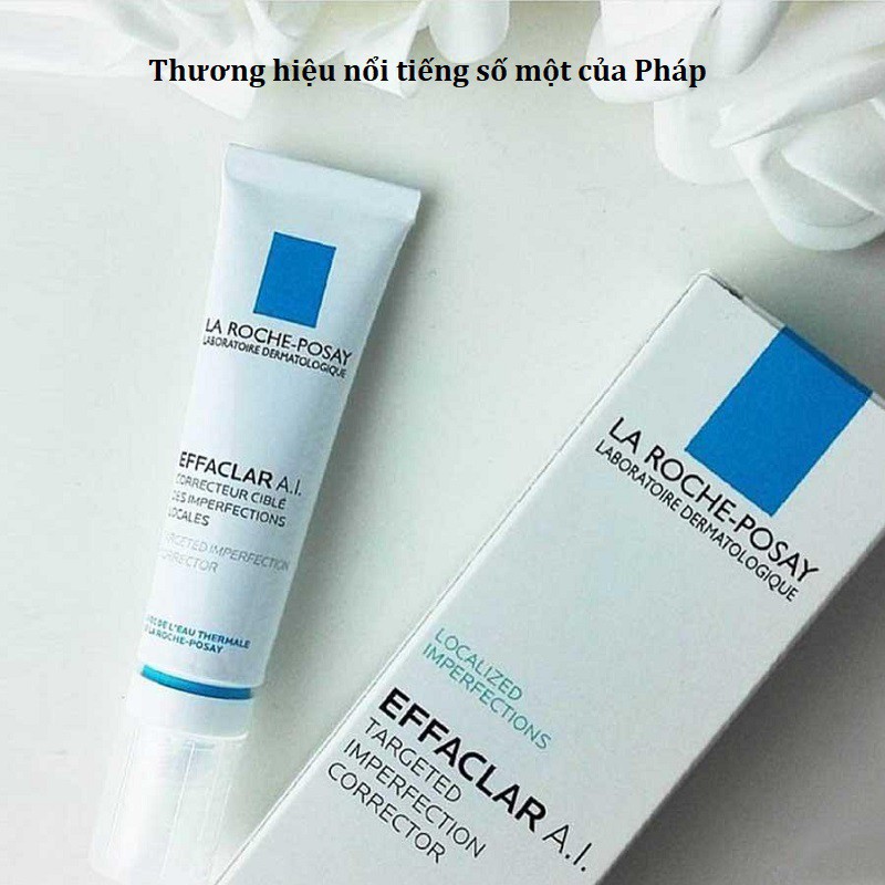 [TEM CTY] La Roche Posay Effaclar A.I. 15mL -  Kem giảm mụn dành cho các đốm mụn