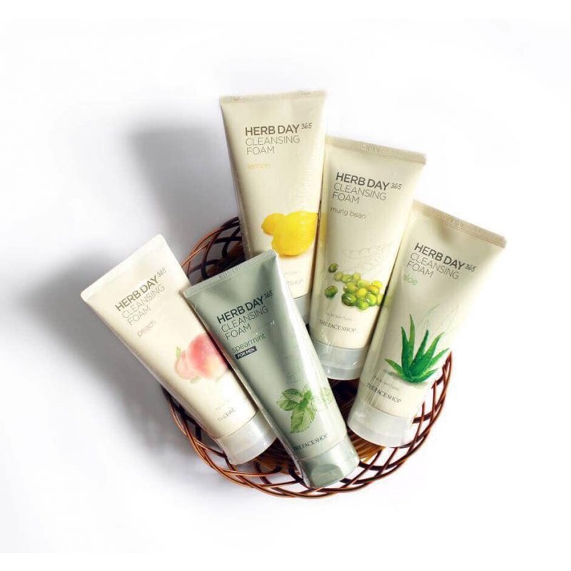 ø Sữa Rửa Mặt Trái Cây THE FACE SHOP CLEANSING FOAM HERB DAY ø