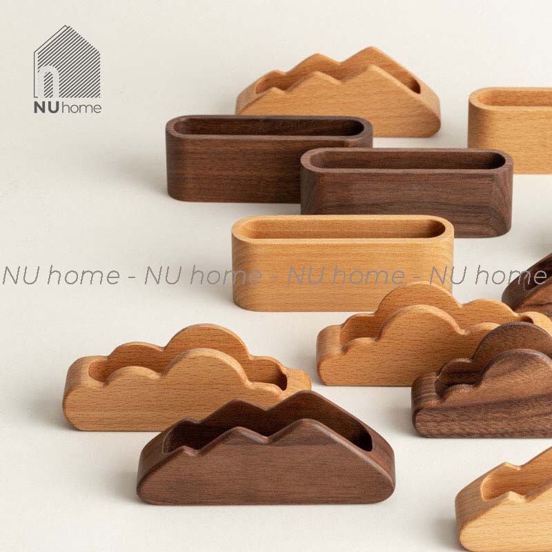 nuhome.vn | Hộp đựng name card cao cấp bằng gỗ tự nhiên, kiểu dáng độc lạ, tạo dấu ấn riêng cho thương hiệu