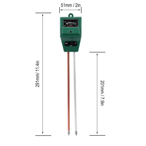 Máy đo độ ẩm, độ ph, ánh sáng của đất 3 trong 1