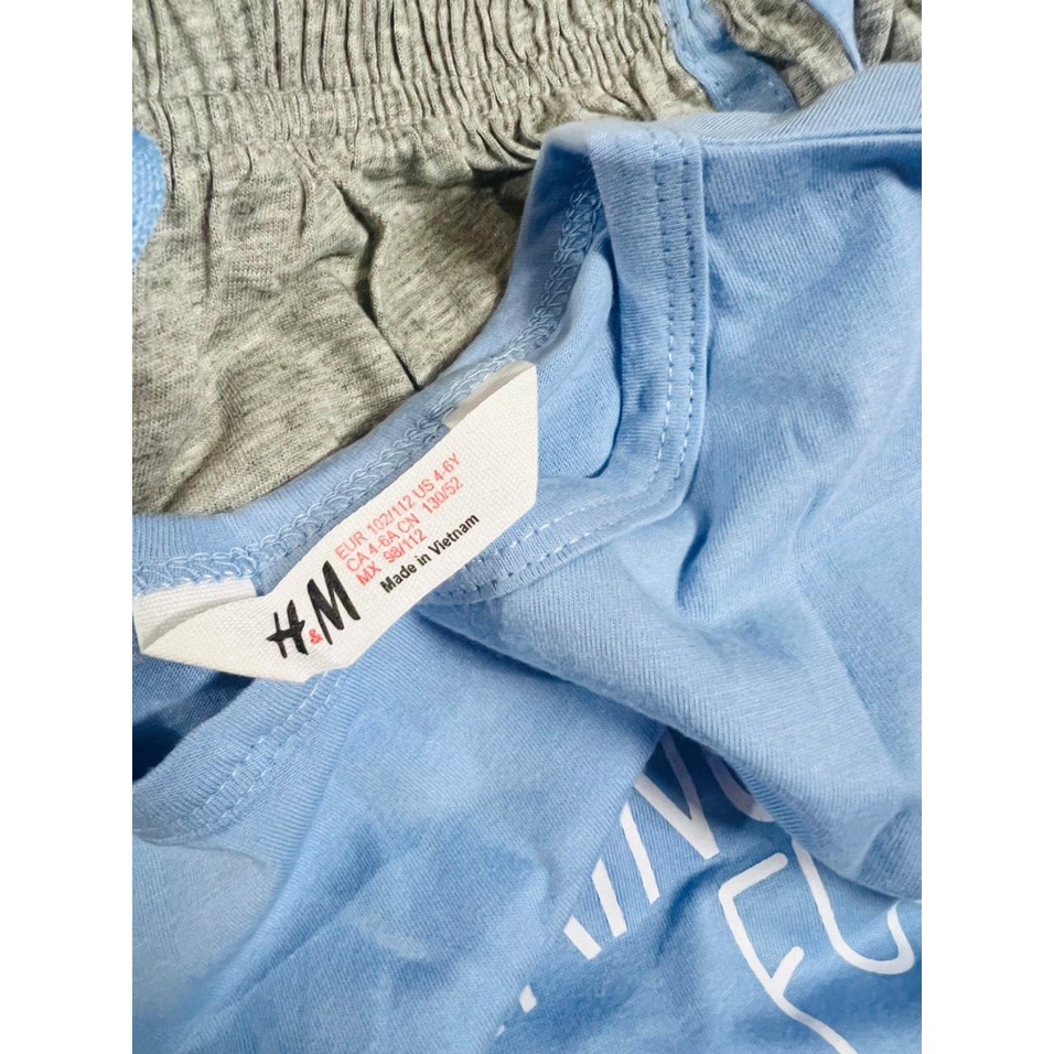 Bộ Bé Trai sát nách ba lỗ 17-42kg H-M , GAP chất cotton mềm size đại