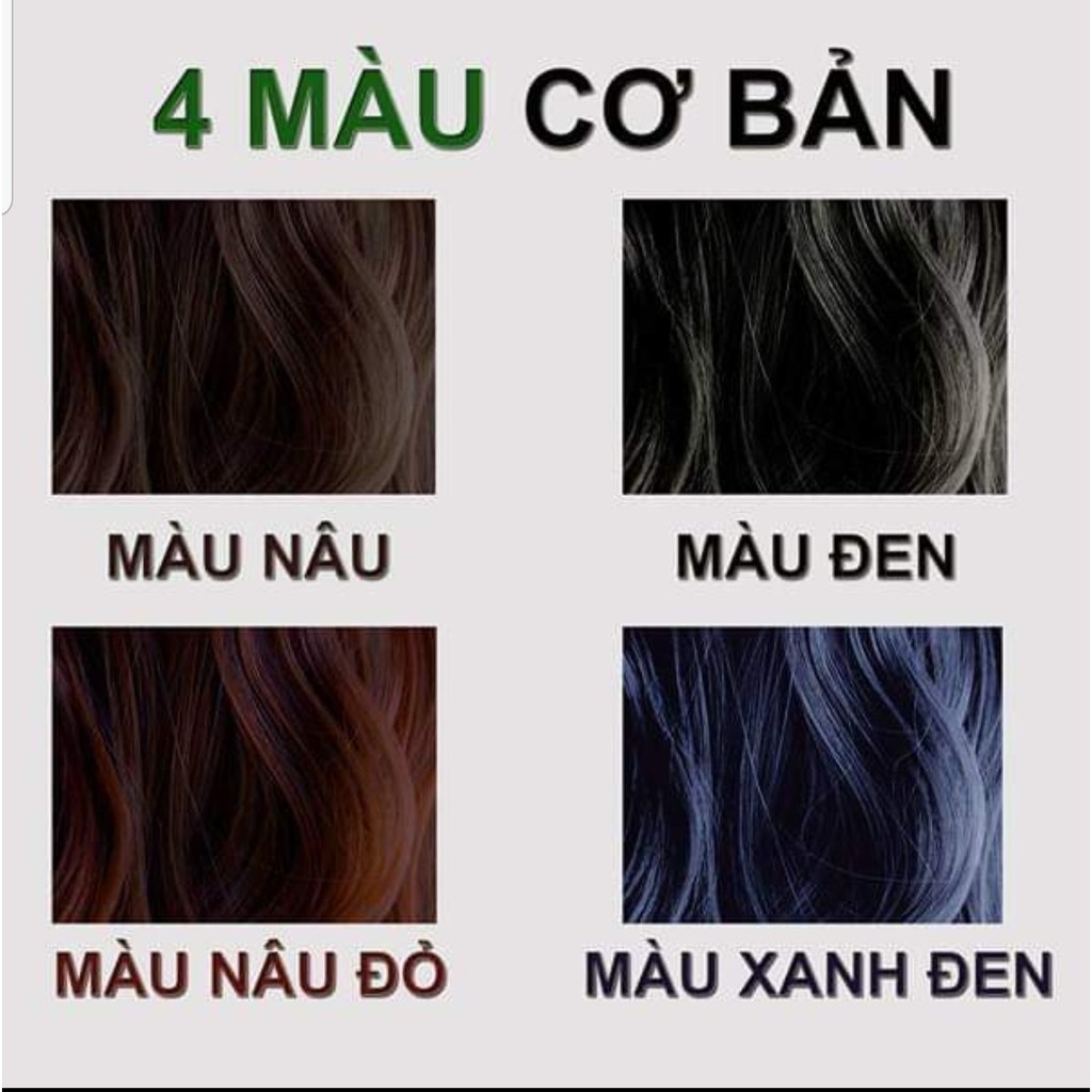 6 hộp bột lá nhuộm tóc OGATIC