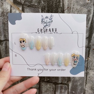 Nail Box Thiết Kế/Nail Box Theo Yêu Cầu Powerpuff Girls