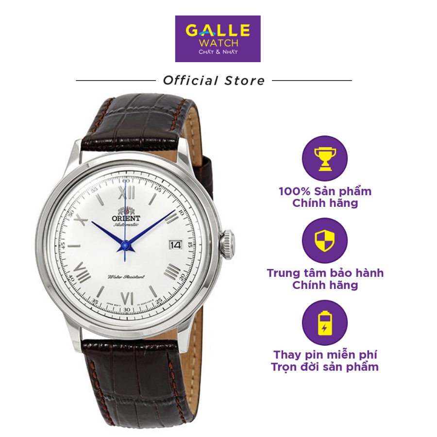Đồng hồ cơ nam Orient FAC00009W0 mặt kính cứng chống va đập, chống nước 3 ATM, dây da thời trang cao cấp chính hãng