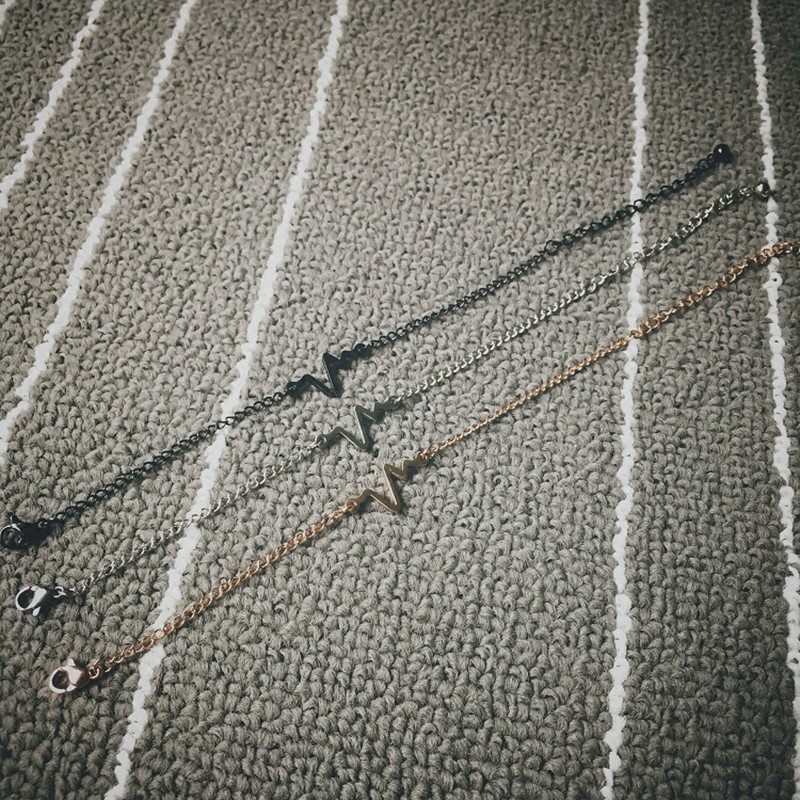 Vòng đeo tay kiểu dáng đơn giản phong cách Hàn Quốc cho nam / nữ