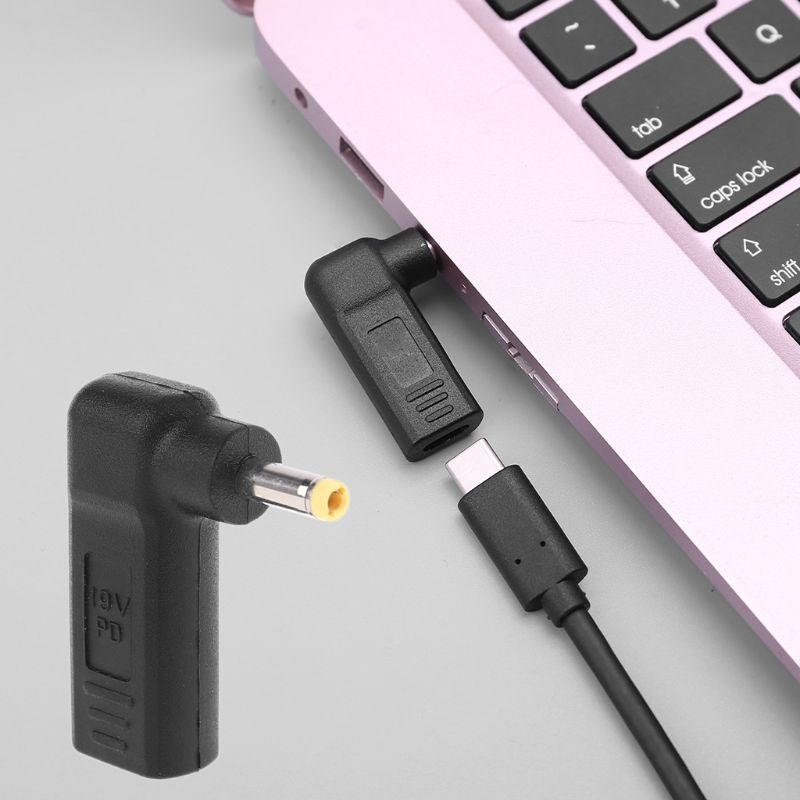 Đầu Nối Chuyển Đổi USB Type C Sang DC 4.0x1.7mm Dành Cho Laptop