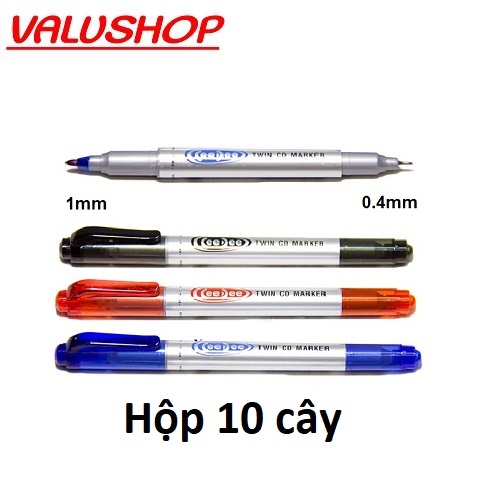 Bút Lông Dầu Hai Đầu CeeDee TL PM-04