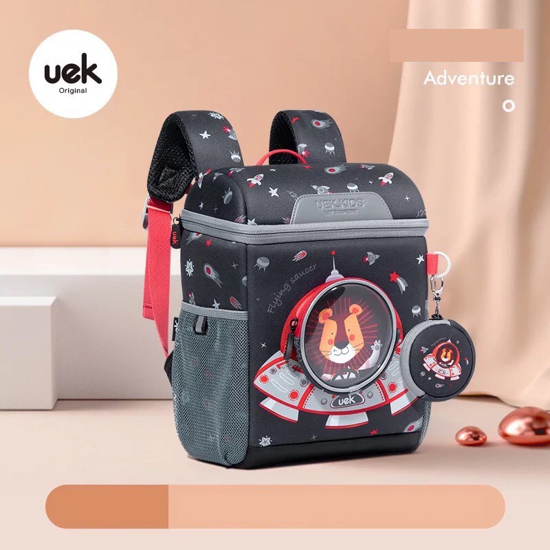 Balo UEK siêu nhẹ chống nước chống gù lưng cho bé Hibaby