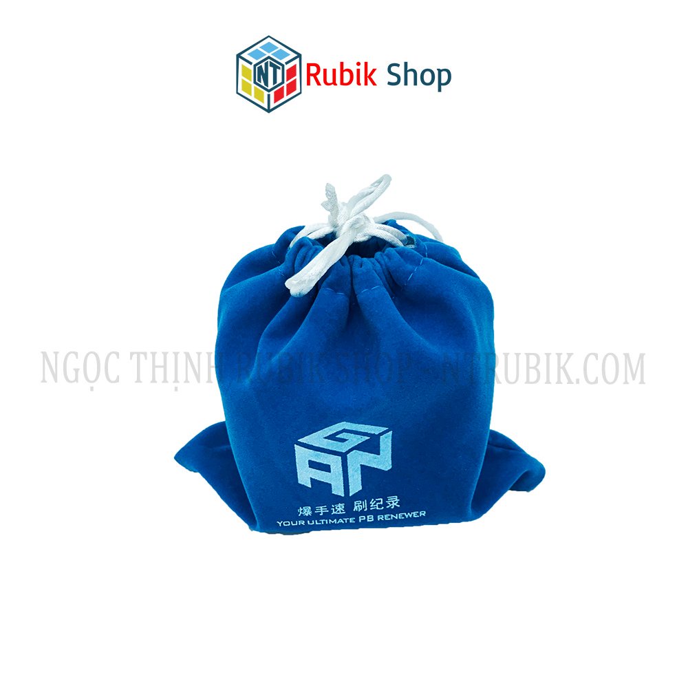 [Phụ Kiện Rubik] Túi đựng Rubik 3x3x3 hãng QiYi (Màu Đen) / Túi đựng rubik gan vải flannel cao cấp
