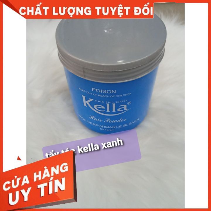 BỘT TẨY NÂNG TÔNG MÀU TÓC Kella 500g cao cấp giúp sáng, đều màu dai tóc