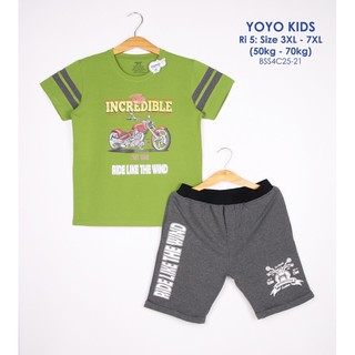 Đồ bộ Yoyo bé trai size đại cồ(45-70kg)