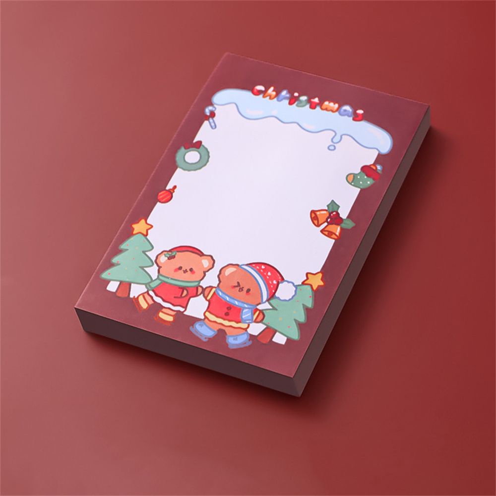 Set 50 tờ giấy ghi chú họa tiết ông già noel dễ thương