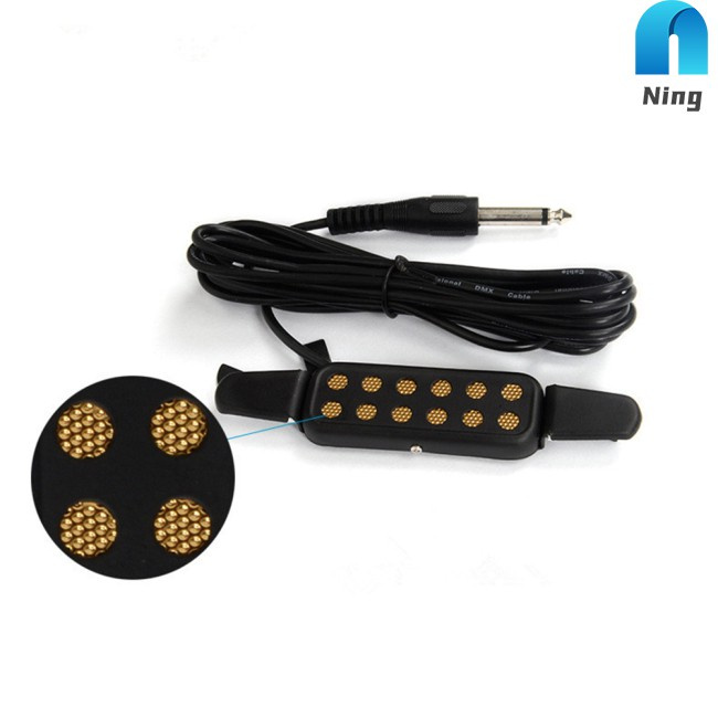 Ning Guitar Pickup Sound Pickup for Acoustic Guitar Transducer Microphone Wire Amplifier Speaker Guitar Parts