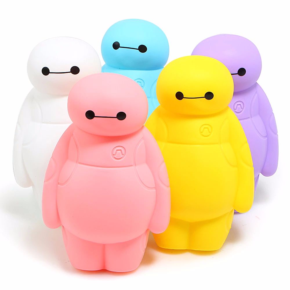 Túi đựng bút silicon hình baymax siêu anh hùng 6 dễ thương đa tiện dụng