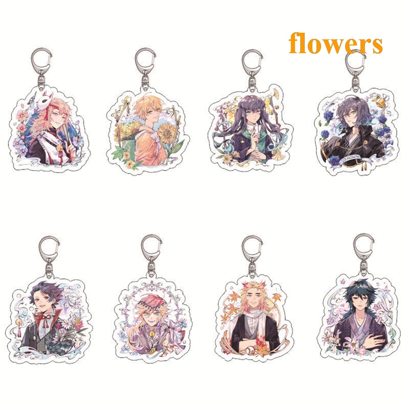 Móc Khóa Họa Tiết Hoạt Hình Anime Demon Slayer Dễ Thương