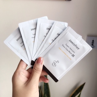 [CHÍNH HÃNG] Sample Gói Mặt Nạ Đất Sét Innisfree Super Volcanic Pore Clay Mask 2X