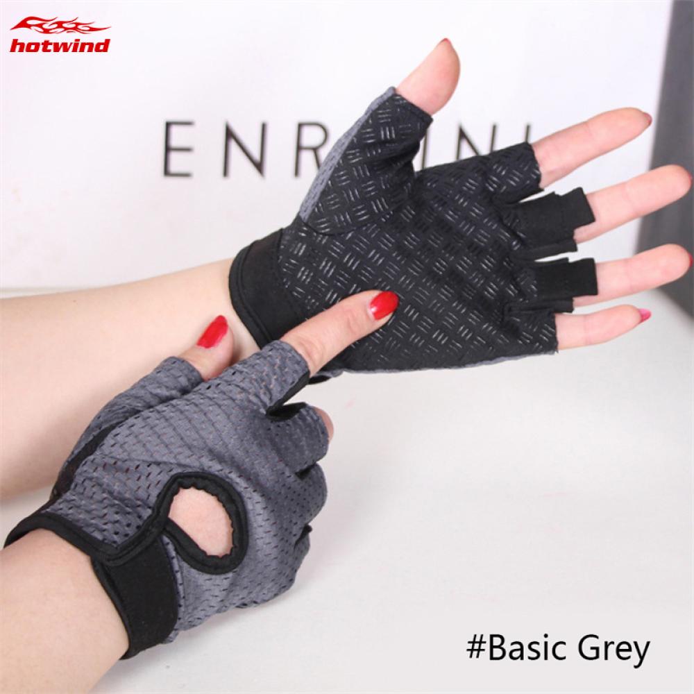 Hw Set 2 Găng Tay Hở Ngón Thể Thao Chống Trượt Thoáng Khí
