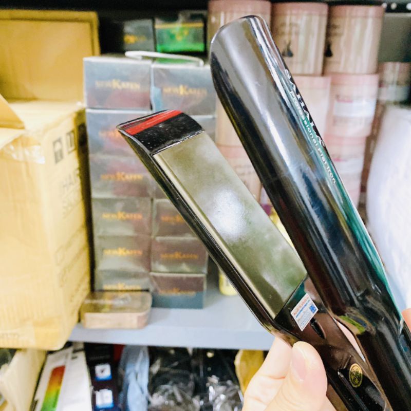 Máy kẹp là duỗi ép tóc thẳng Sahala bản to cho salon chuyên nghiêp