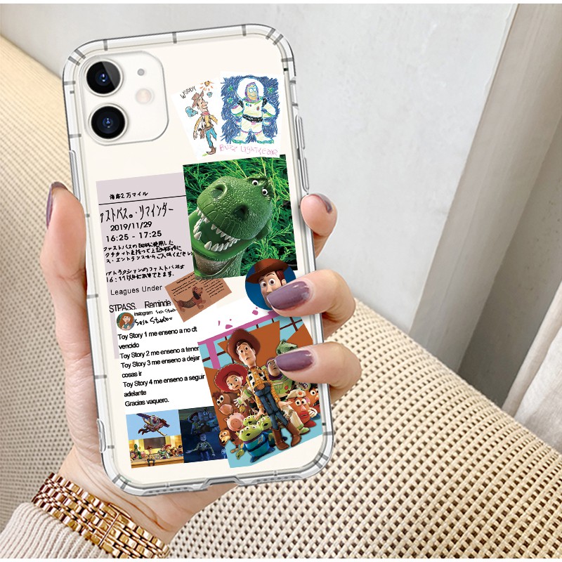 Ốp Điện Thoại Mềm Trong Suốt In Hoạt Hình toy story Cho iphone 11 13 pro max xr 6s 7 8 plus 12 mini 14 pro xs max