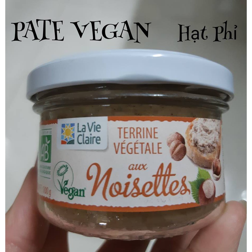 PATE VEGAN VỊ HẠT PHỈ - PHÁP - #PATEVEGAN
