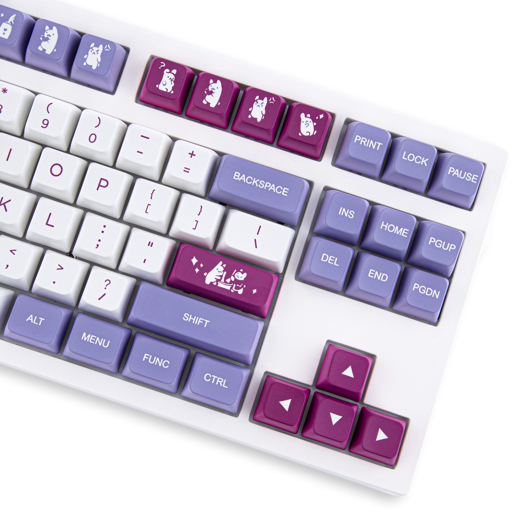 Bộ Bàn Phím Cơ Chơi Game 144 Phím Cho Cherry Mx Gateron Kailh 64 / 68 / 87 / 96 / 980 / 104 / 108