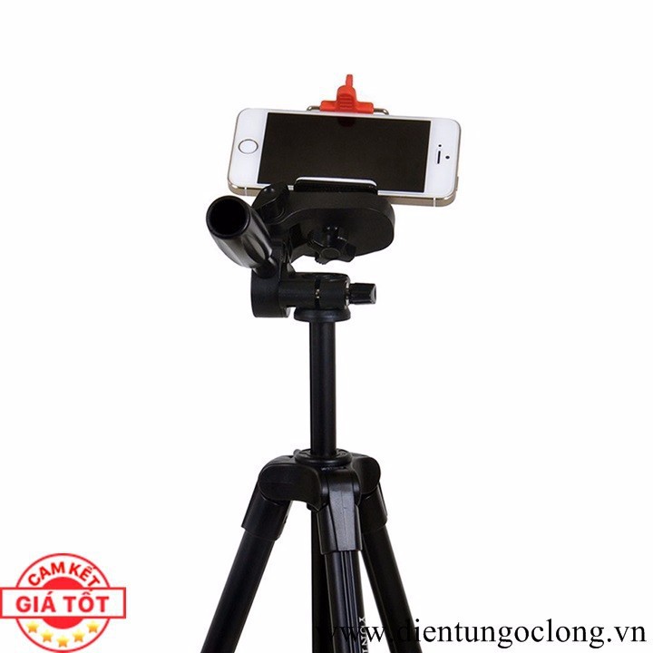 Chân Máy Tripod Máy Ảnh, Điện Thoại Kèm Remote Bluetooth VCT-5208