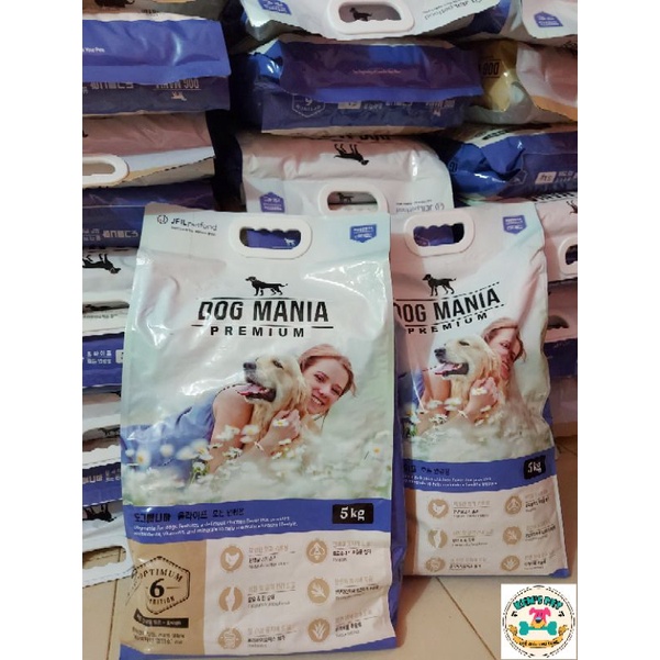 [ Hàng chuẩn 100%] Thức ăn hạt Dog Mania 5kg