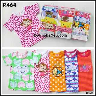 Sét 5 áo tay ngắn cho bé trai và bé gái