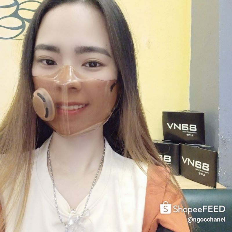 khẩu trang trong suốt TPU VN68 | BigBuy360 - bigbuy360.vn