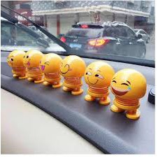 COMBO 10 Con Emoji biểu cảm lò xo lắc đầu - Siêu Chất - Siêu Vui