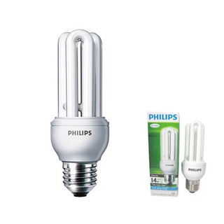 BÓNG ĐÈN COMPACT CFL 3U-14W E27 PHILIPS CHÍNH HÃNG
