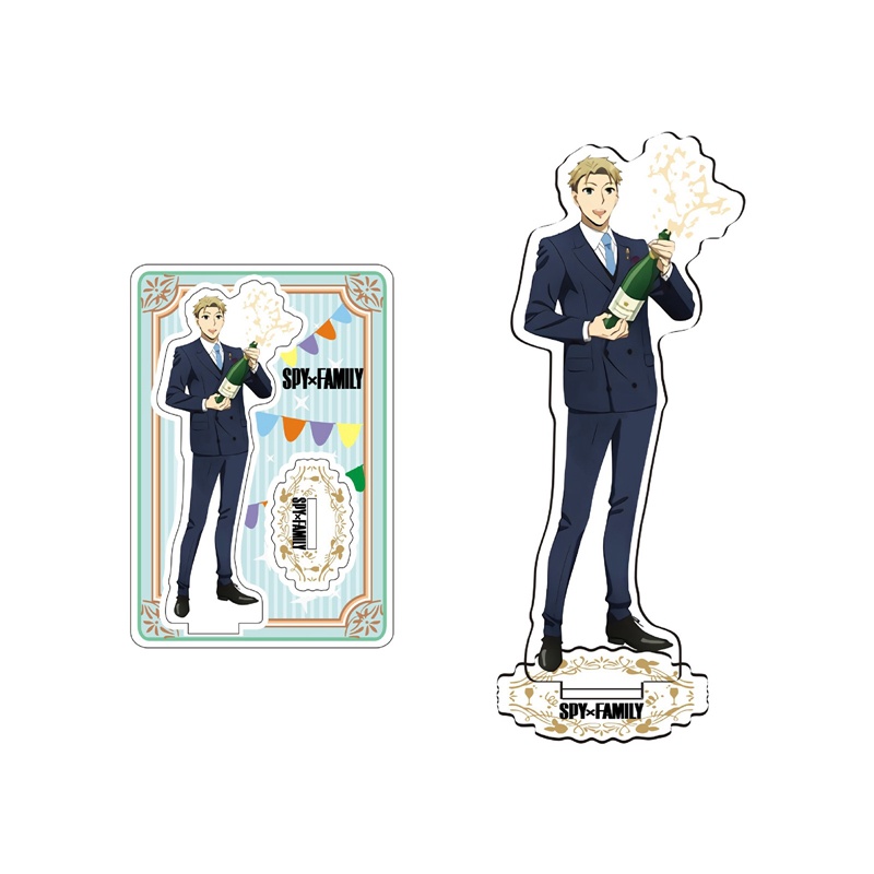 Mô Hình Nhân Vật Anya Yor Loid Ngụy Trang Trong Phim Spy X Bằng Acrylic Đứng Để Bàn Trang Trí