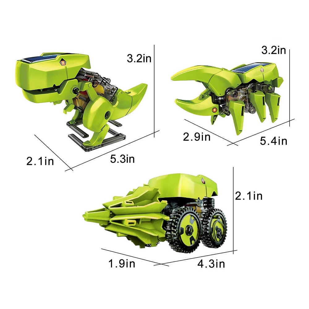 Đồ chơi robot khủng long chạy năng lượng mặt trời