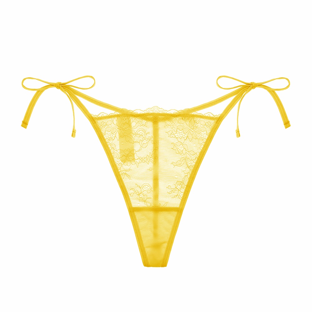 Bộ 3 quần lót lọt khe VARSBABY N130 phối ren xuyên thấu thời trang quyến rũ độc đáo cho nữ