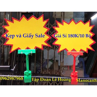 Kẹp Sale và Giấy Sale 20 Bộ