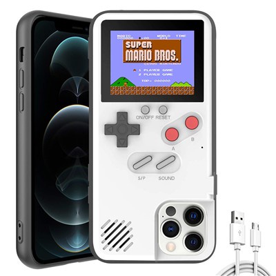 Ốp Điện Thoại Silicon Hình Máy Chơi Game 3D 36 Trò Cổ Điển Cho iPhone1212Pro