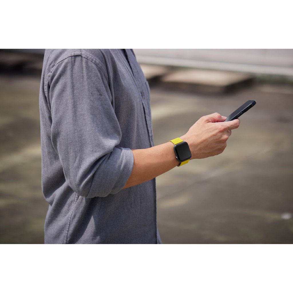 Dây đeo UNIQ Revix Reversible Magnetic Silicone Cho AW Series 1-7/SE Kết hợp 2 màu - Hàng chính hãng