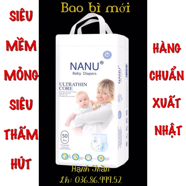 [BAO BÌ MỚI] Bỉm | Tã quần | Bỉm quần nanu size L 100m