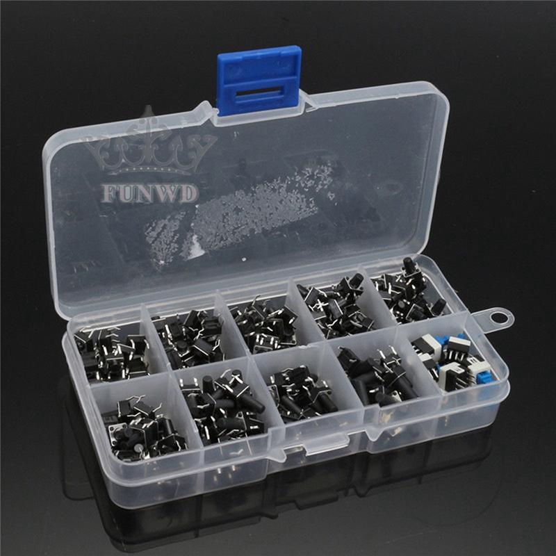 Set 10 Công Tắc Ấn Nút 4.3mm-14mm Đa Dụng Chất Lượng Cao
