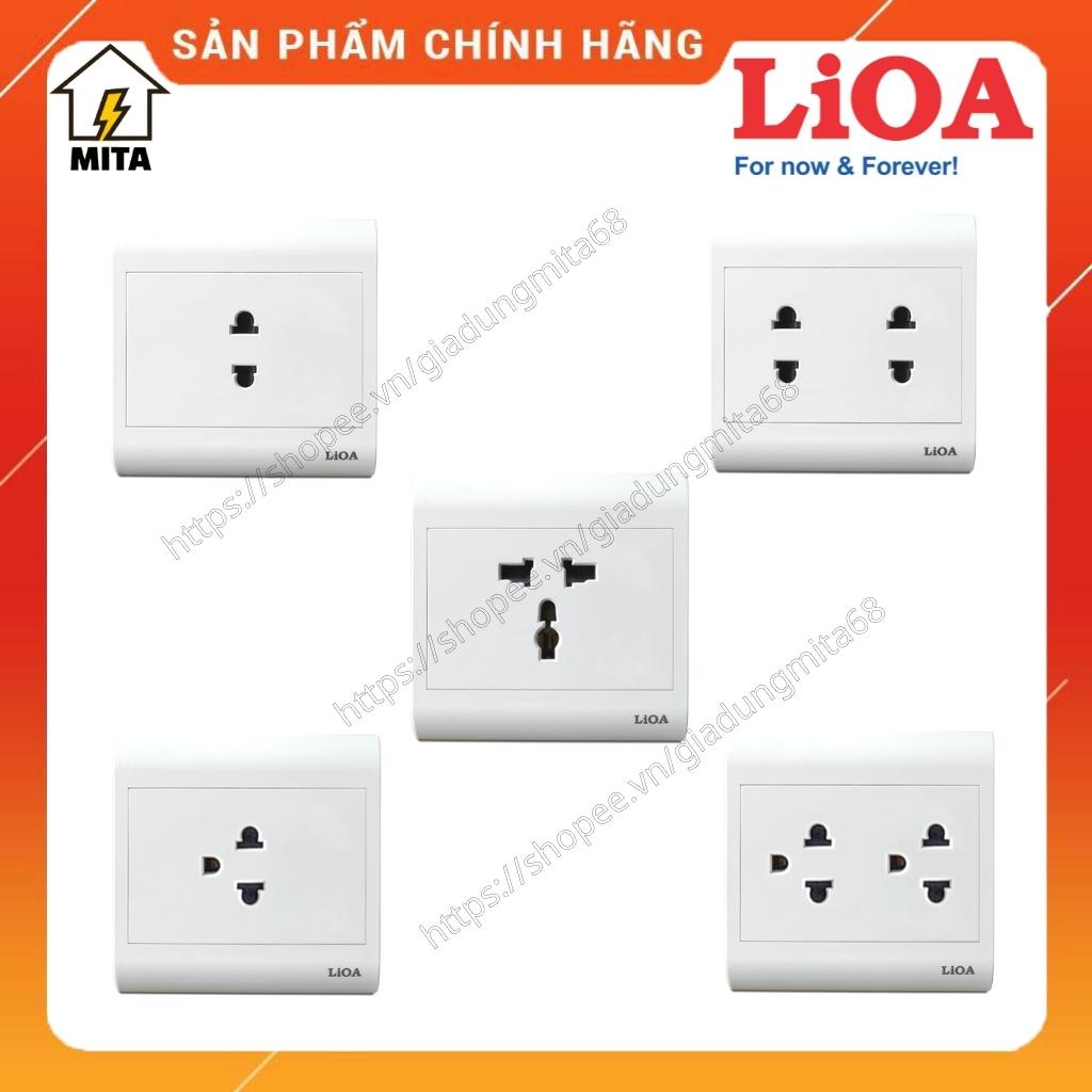 Ổ cắm điện âm tường LiOA(âm tường + lắp nổi) loại mặt Vuông series V20 - MITA