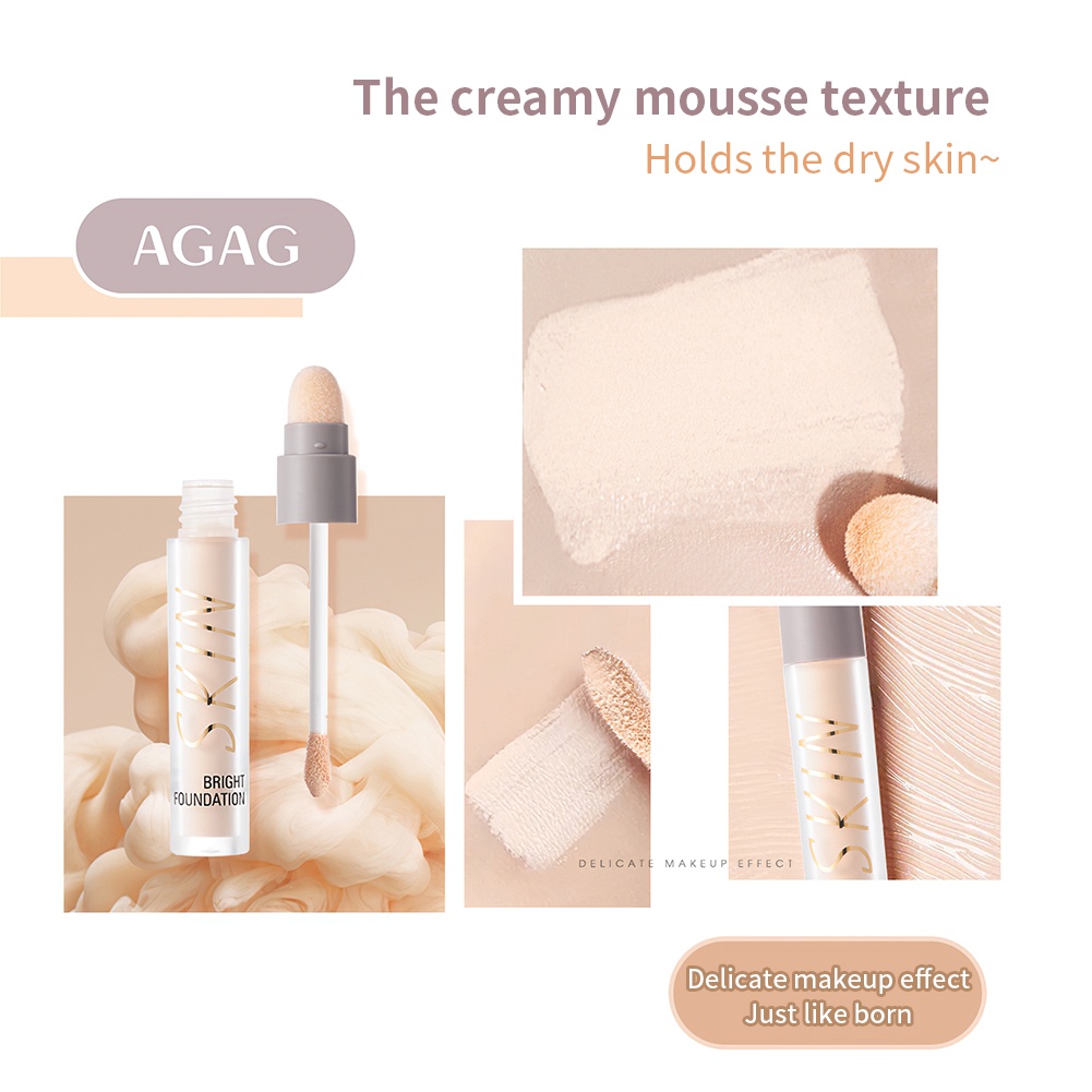 Kem che khuyết điểm dạng lỏng GECOMO thiết kế hai đầu che phủ toàn diện với 2 màu sắc tùy chọn | BigBuy360 - bigbuy360.vn