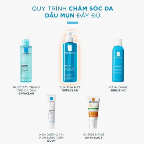 Gel rửa mặt tạo bọt cho da dầu nhạy cảm La Roche-Posay 400ml | BigBuy360 - bigbuy360.vn