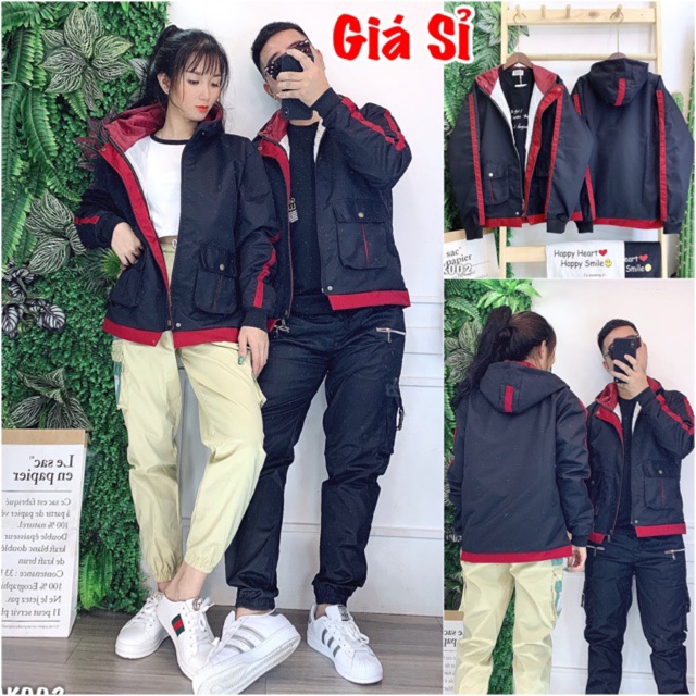 🌈𝐆𝐈𝐀́ 𝐗𝐔̛𝐎̛̉𝐍𝐆💢002 Áo Khoác Kaki - Hàng 2 Lớp Mã Siêu Hot. Hottrend - Unisex - Couple - Giá Sỉ